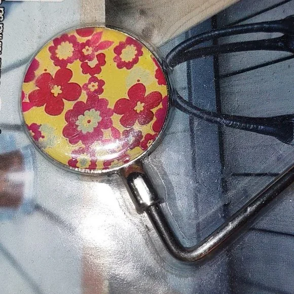 Flower Power Imported Handbag Hook - Picture 3 of 11